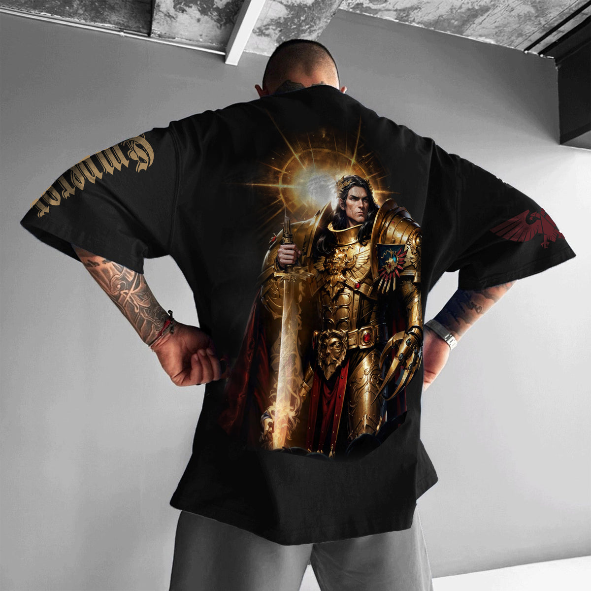 Emperor Of Mankind of WH40K  Art Inspired Vintage T-Shirt
