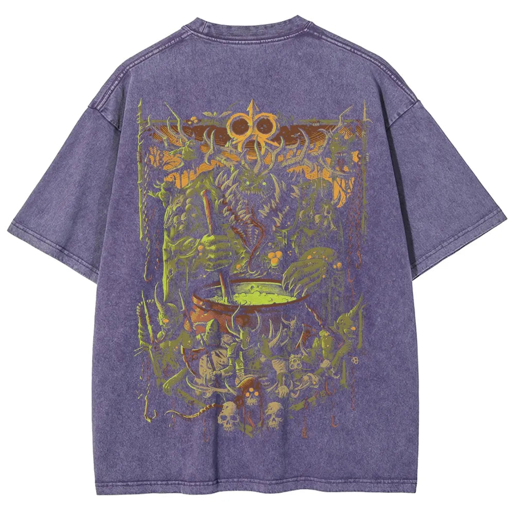 Unisex Fit Washed T-Shirt 2508016342丨WH40K