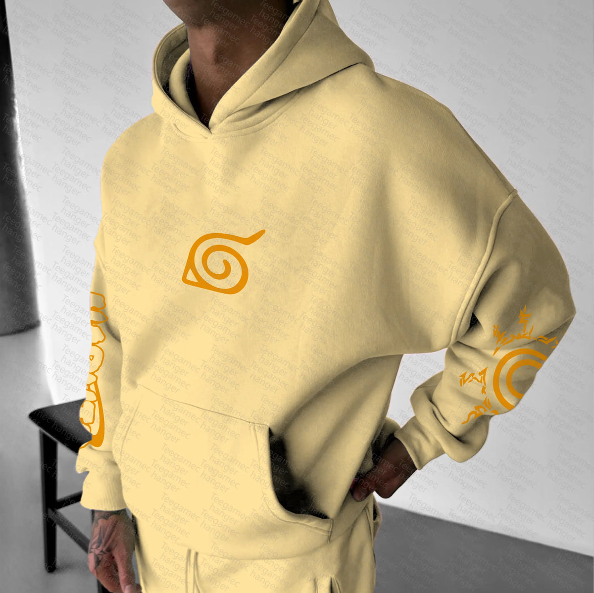 Unisex Naruto Anime Graphic Streetwear Hoodie