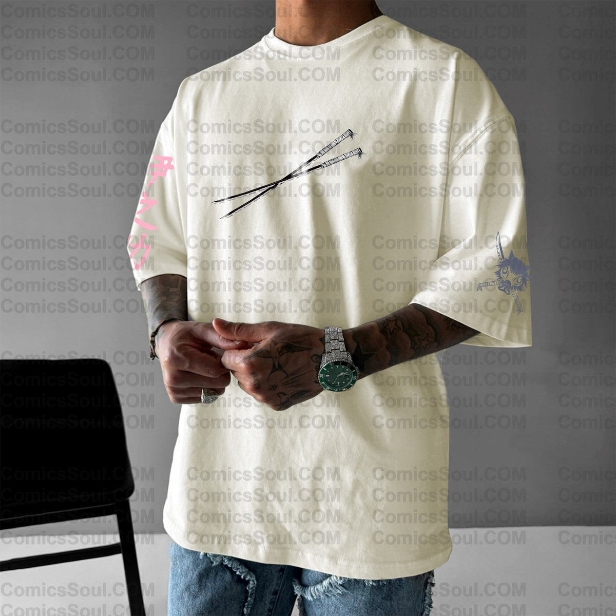 Unisex Anime Inspired Vintage T-Shirt| KNY