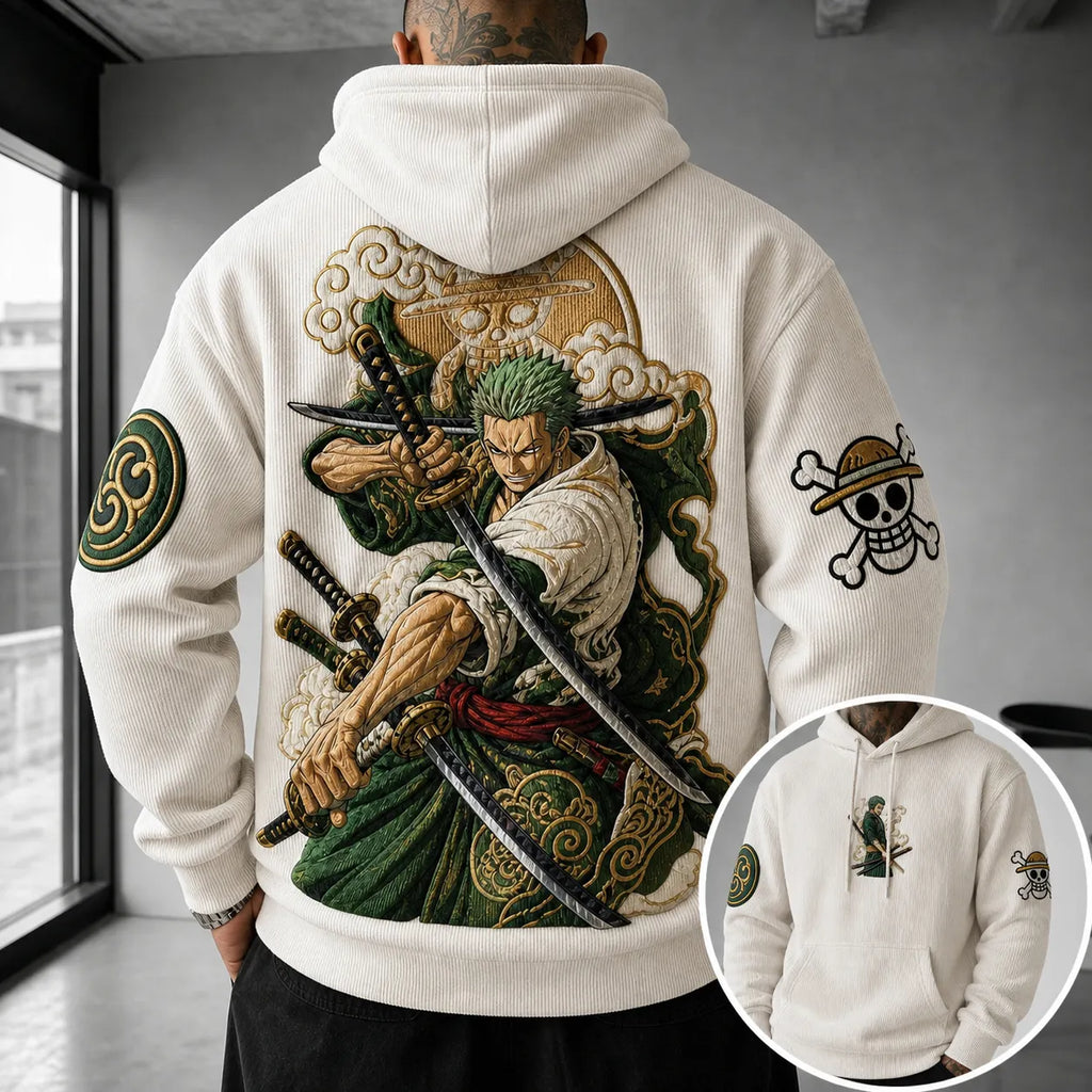 Unisex Anime-print Hoodie