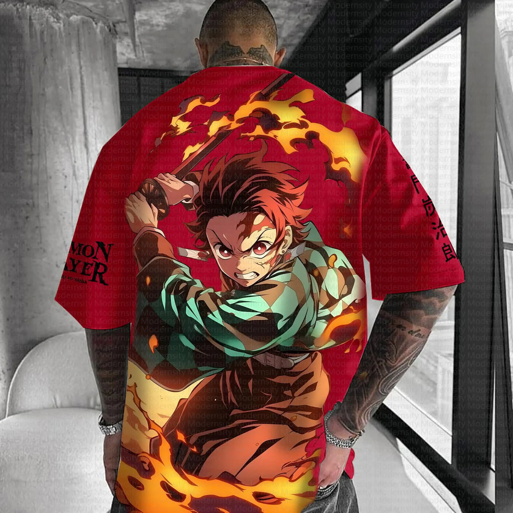 Unisex Anime Inspired Vintage T-Shirt丨Comicssoul