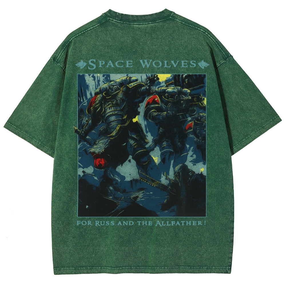 Unisex Fit Washed T-Shirt 丨WH40K
