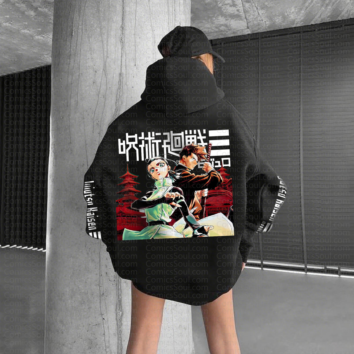 "Comicssoul" Unisex Anime Inspired Vintage Hoodie