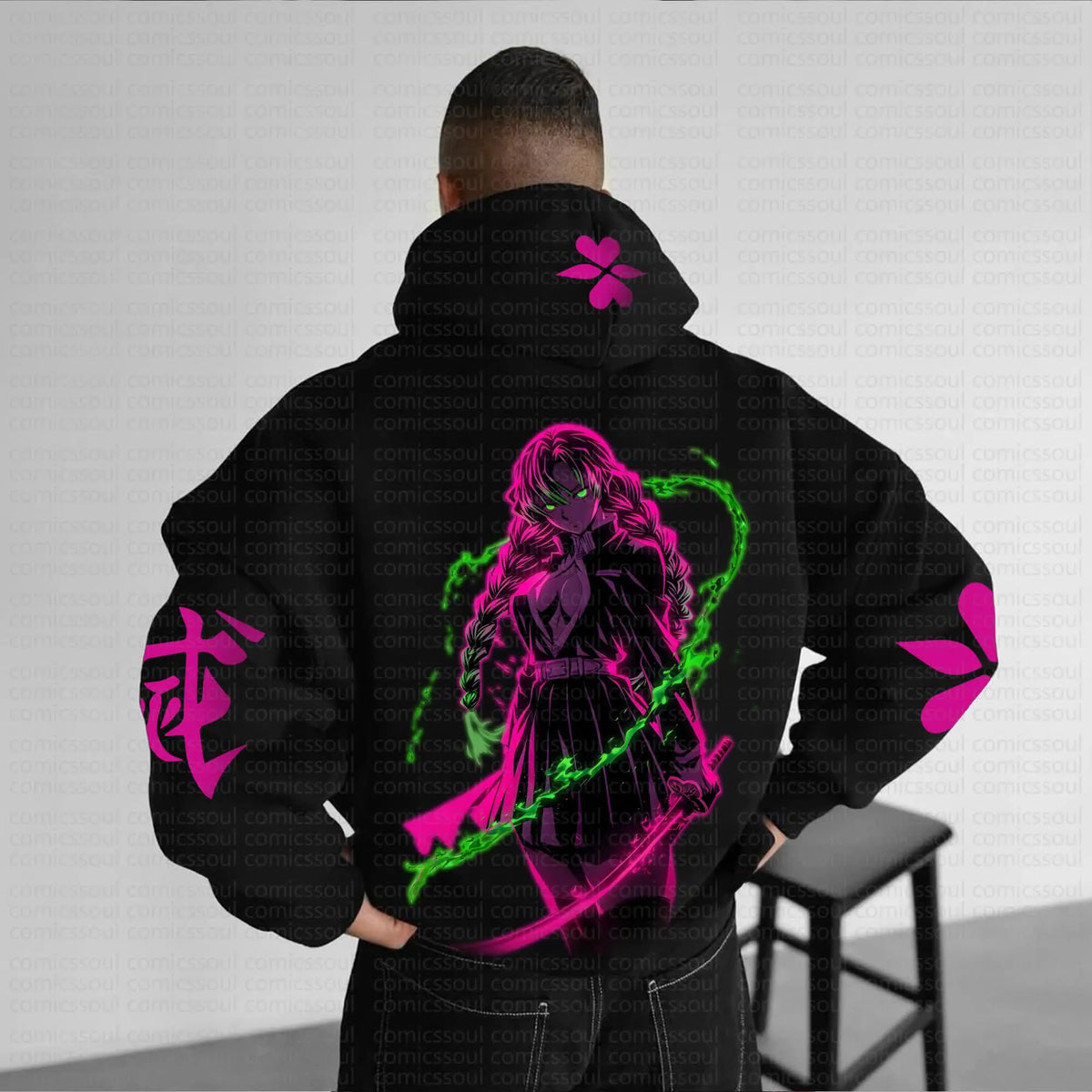 Unisex Anime Graphic Streetwear Vintage Hoodie丨Comicssoul