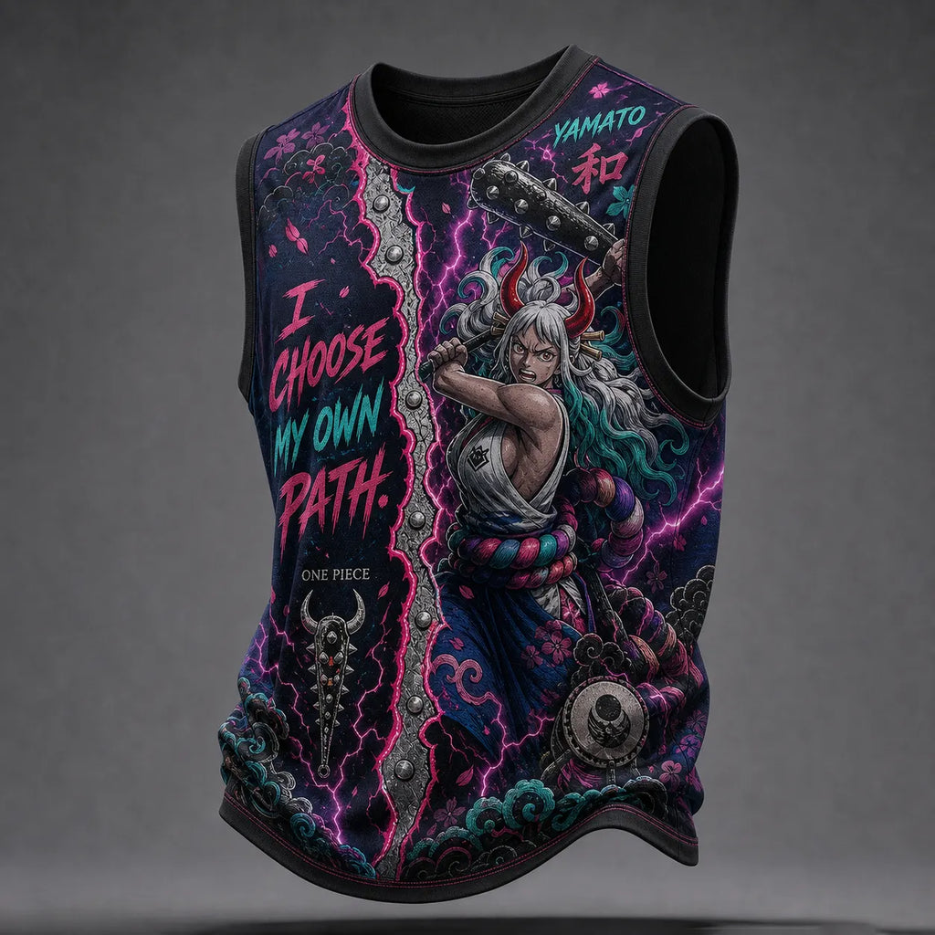 Pirate Crew Graphic Crew-Neck Tank Top