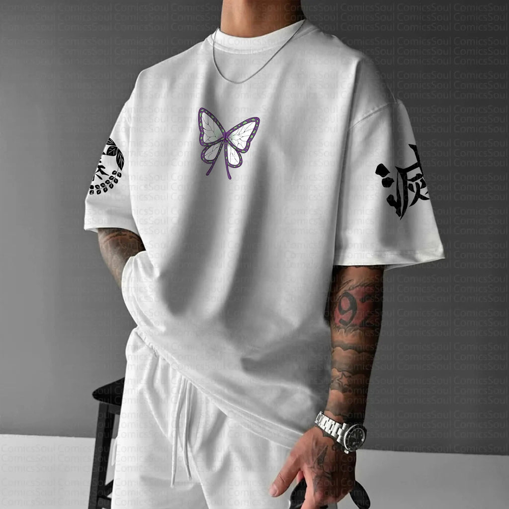 Unisex Anime Inspired Vintage T-Shirt丨Comicssoul X Comicssoul