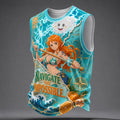 Pirate Crew Graphic Crew-Neck Tank Top