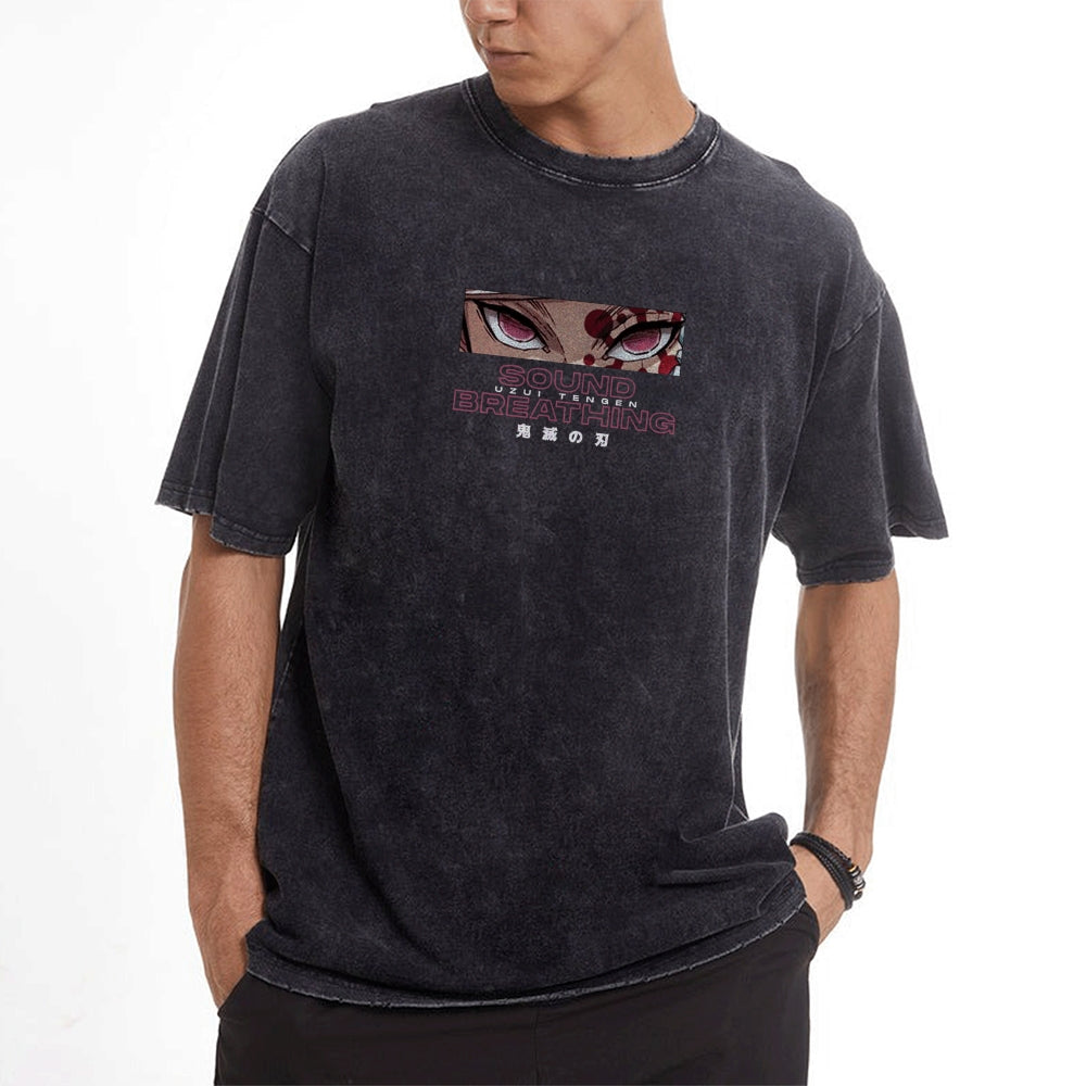 OG Tengen Uzui Vintage Oversized T-Shirt | KNY