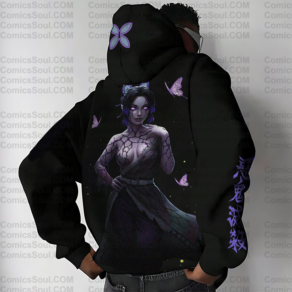 Unisex Anime Graphic Streetwear Vintage Plush Hoodie| KNY