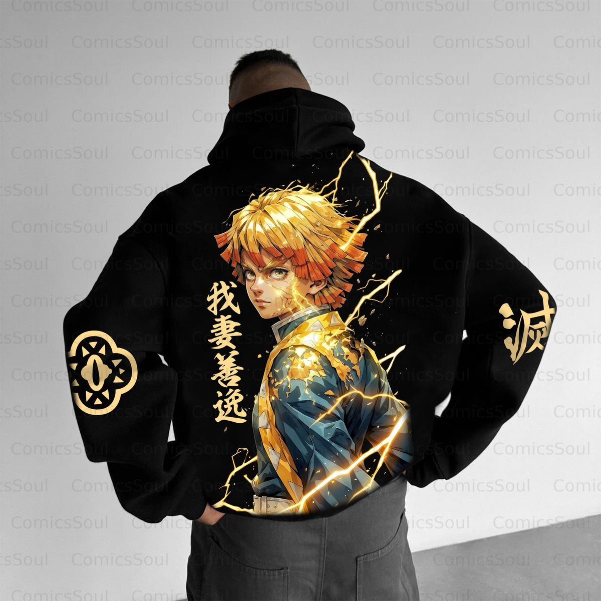 Unisex Anime Graphic Streetwear Vintage Plush Hoodie| KNY