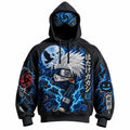 Halloween Anime-Print Hoodie