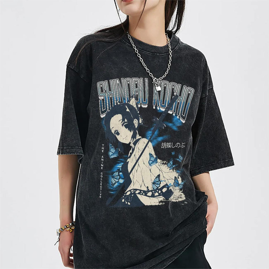 Shinobu Kocho Vintage Oversized T-Shirt | KNY