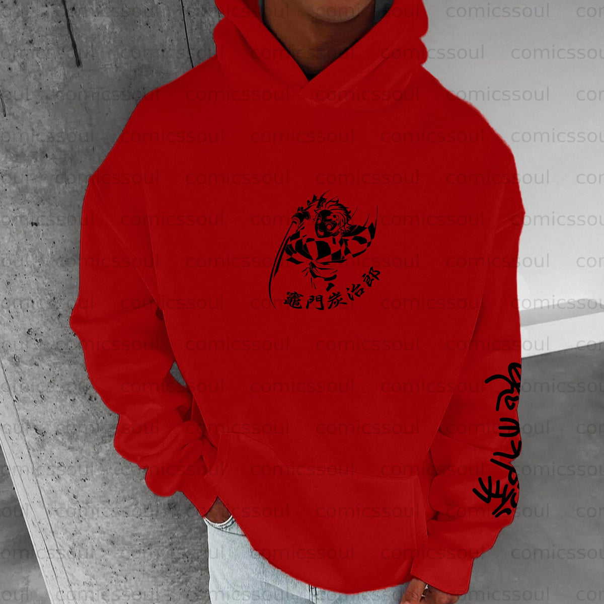 Unisex Anime Graphic Streetwear Vintage Hoodie