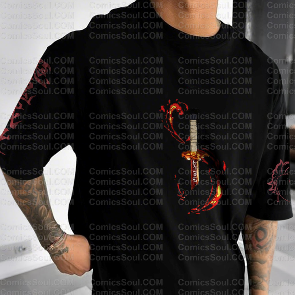 Unisex Anime Inspired Vintage T-Shirt| KNY
