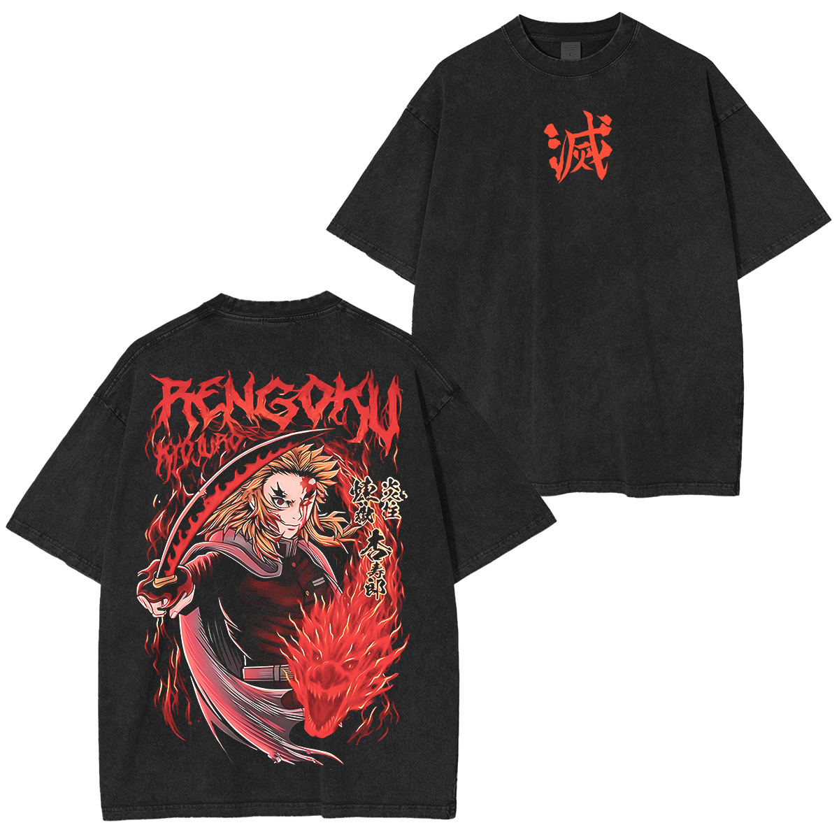 KNY Anime Unisex Washed T-Shirt
