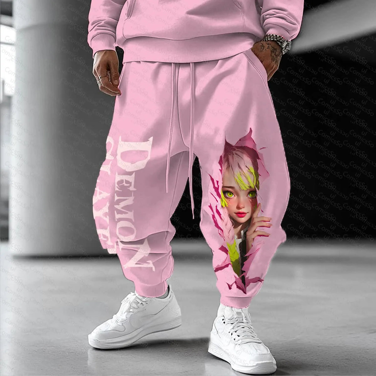 Unisex  “Comicssoul” Casual Anime Streetwear Pants