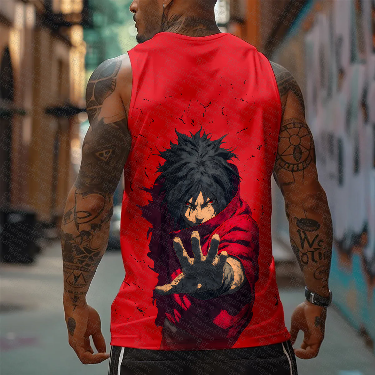 Unisex Naruto Anime Graphic Streetwear Tank Top