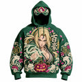 Halloween Anime-Print Hoodie