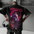 Unisex Anime Inspired Vintage Washed T-Shirt丨KNY
