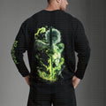Unisex “KNY” Anime Graphic Streetwear Vintage Long-Sleeved T-shirt