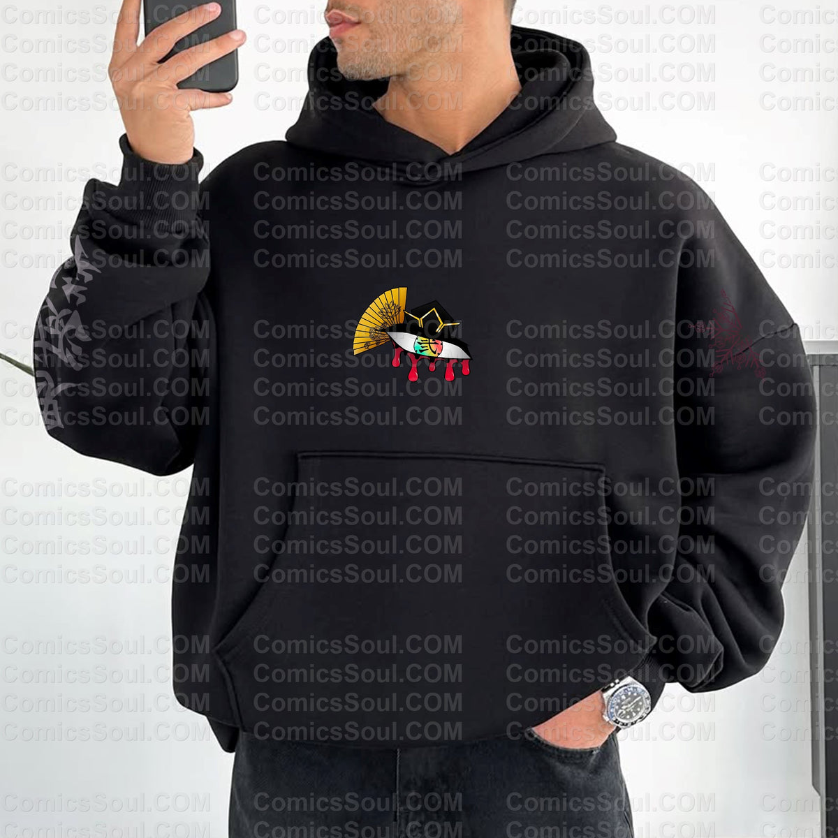 Unisex Anime Graphic Streetwear Vintage Hoodie| KNY