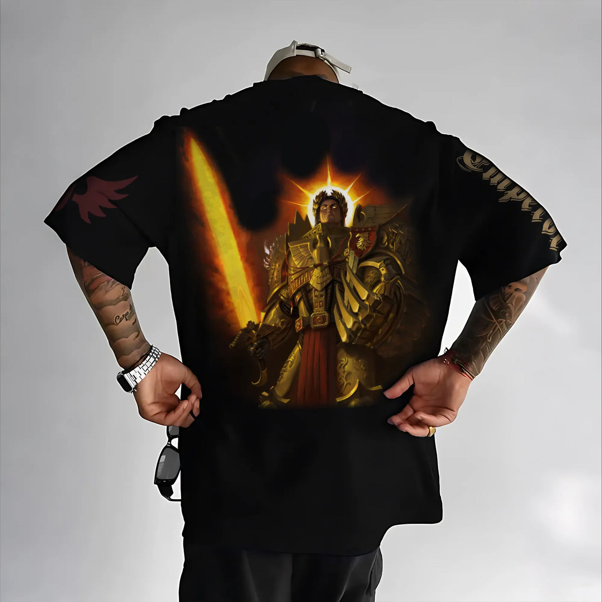 Emperor Of Mankind of WH40K  Art Inspired Vintage T-Shirt
