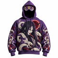 Halloween Anime-Print Hoodie