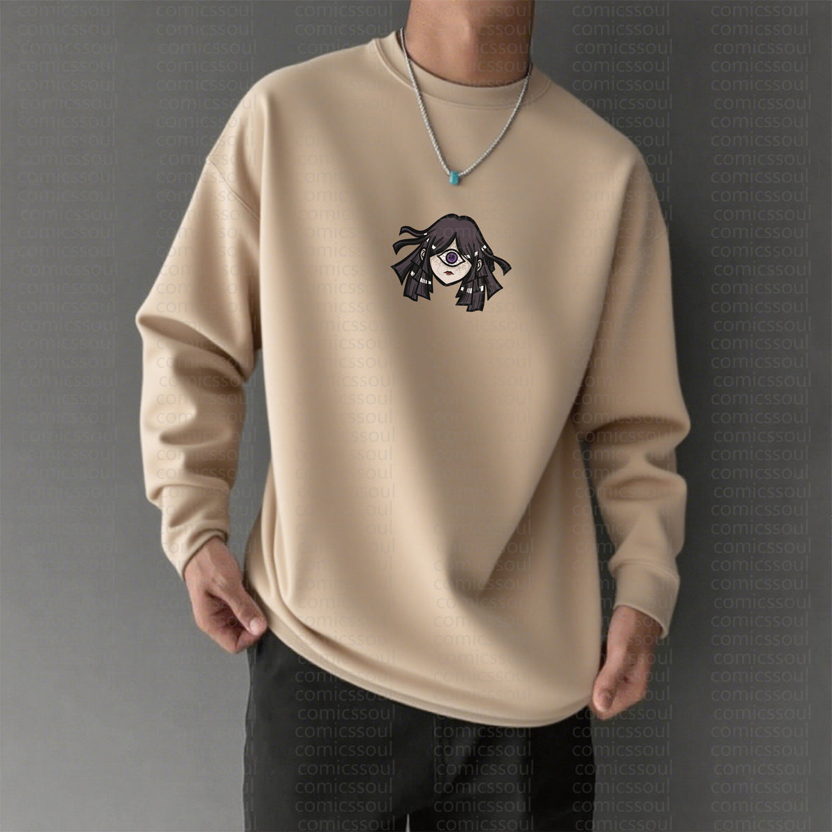 Unisex “Comicssoul” Anime Graphic Streetwear Vintage Long-Sleeved T-shirt