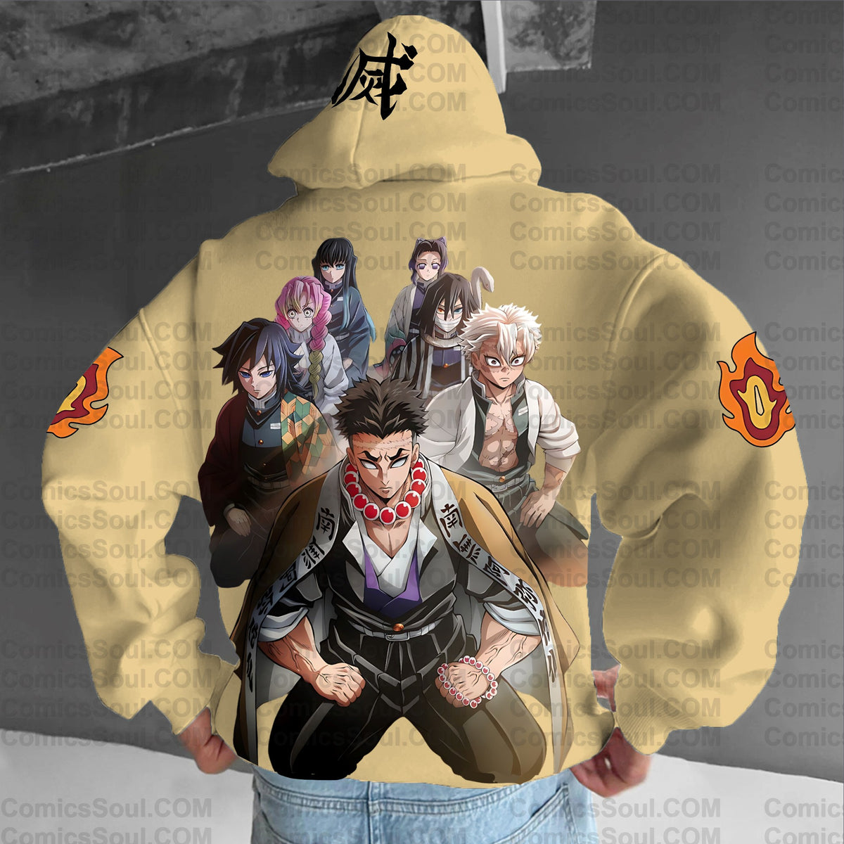 Unisex Game Graphic Streetwear Vintage Hoodie
