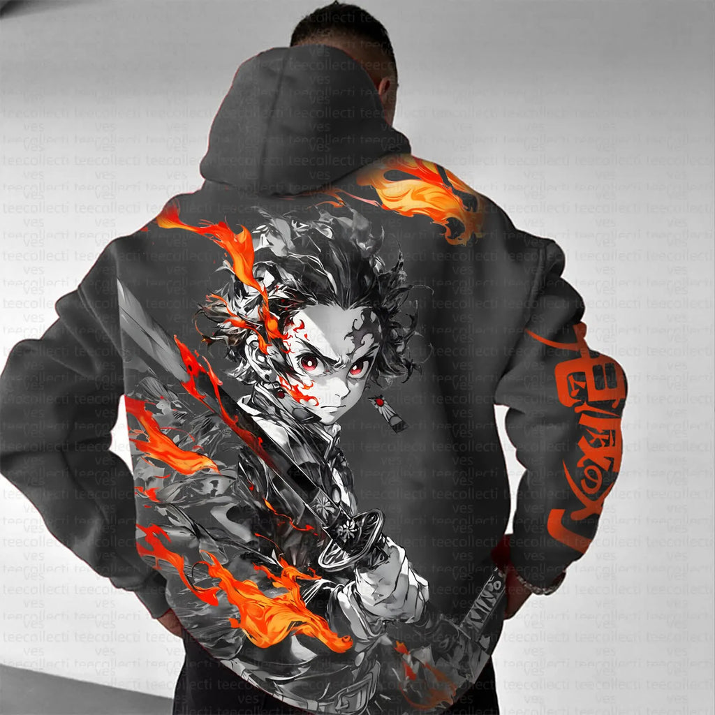 Unisex Anime Graphic Streetwear Vintage Hoodie丨KNY
