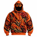 Halloween Anime-Print Hoodie