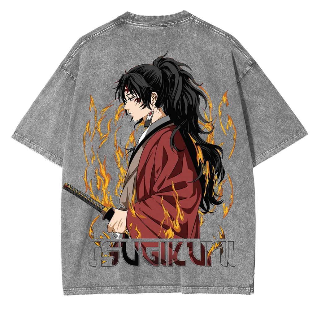 Yoriichi Tsugikuni,Anime Anime Unisex Washed T-Shirt| KNY