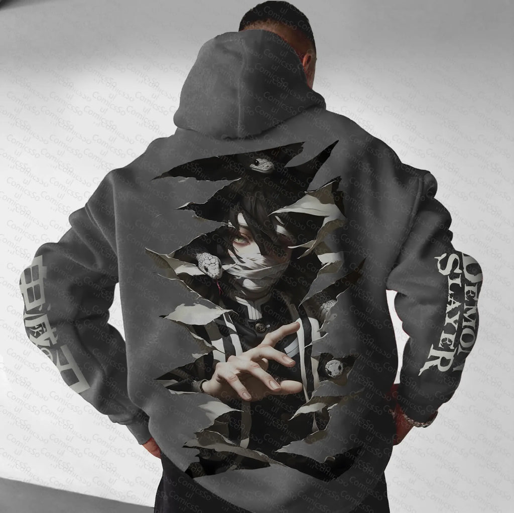 Unisex “Comicssoul” Anime Graphic Streetwear Vintage Hoodie