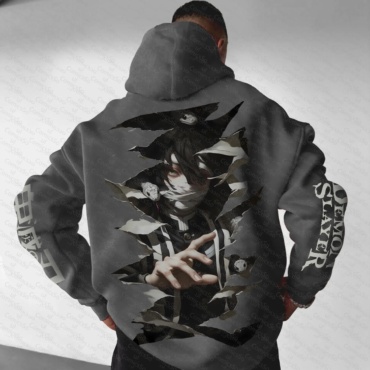 Unisex “Comicssoul” Anime Graphic Streetwear Vintage Hoodie