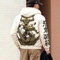 Unisex Graphic Streetwear Vintage Zipper Cardigan Plush Hoodie