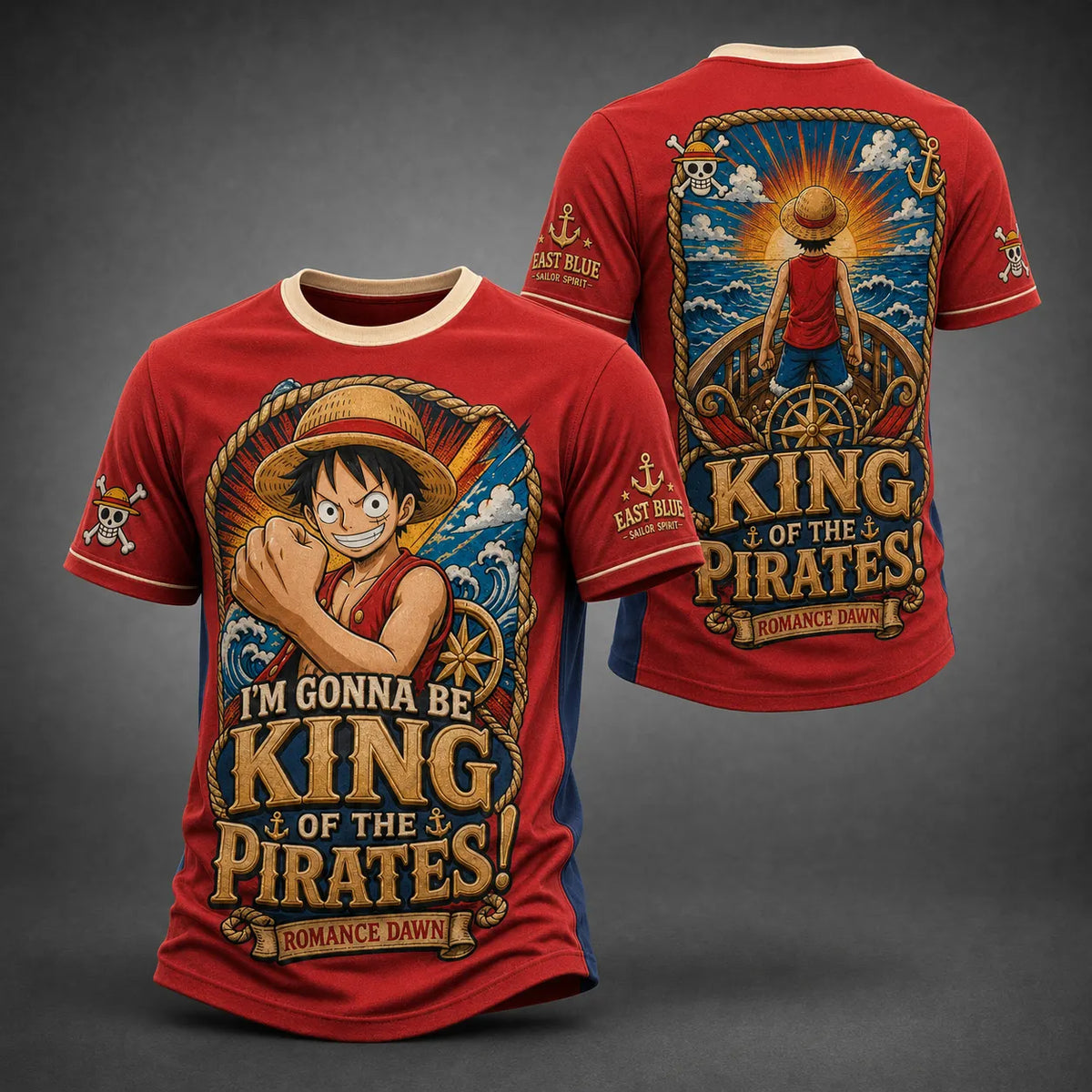 Pirate Crew Graphic Crew-Neck T-Shirt