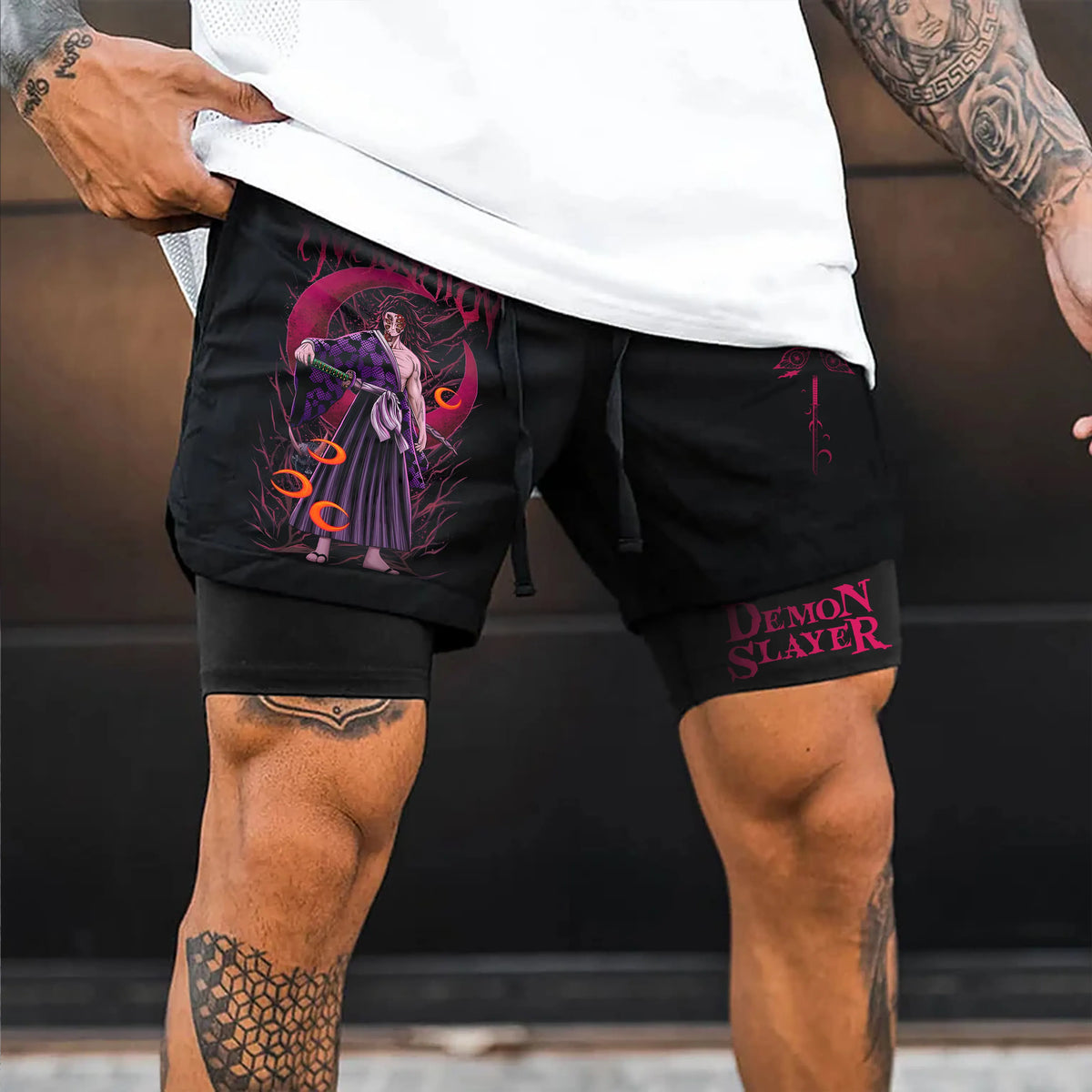 Unisex  “KNY” Casual Anime Streetwear Shorts