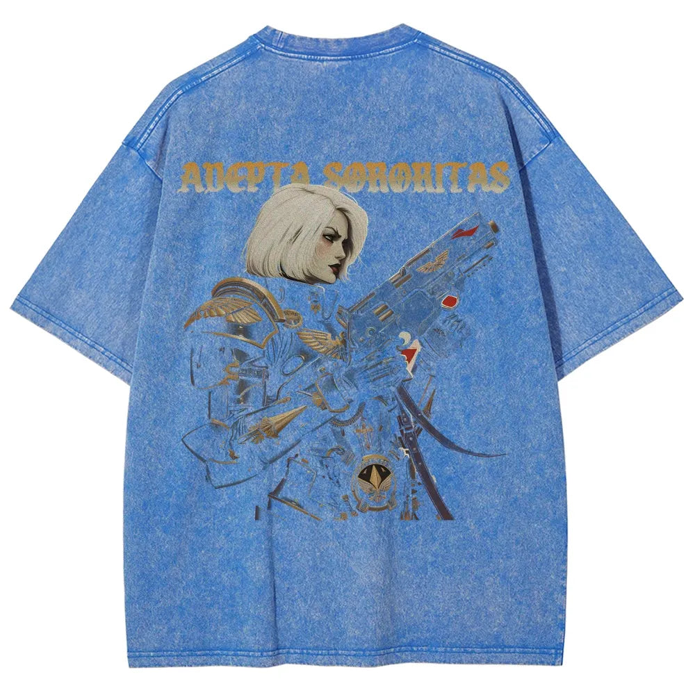 Unisex Fit Washed T-Shirt 丨WH40K