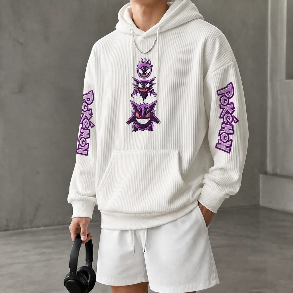 Unisex Anime-print Hoodie