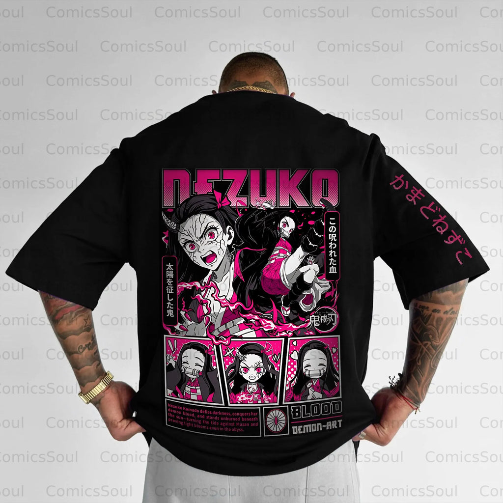 Unisex Anime Inspired Vintage T-Shirt