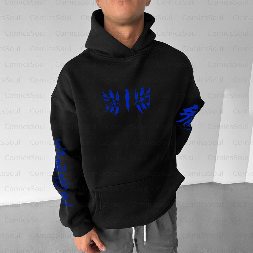 Unisex Anime Graphic Streetwear Vintage Plush Hoodie