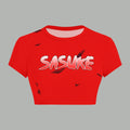 NARUTO Women T-Shirt  & Elasticated Trousers Two-Piece Set | Anime Graphic