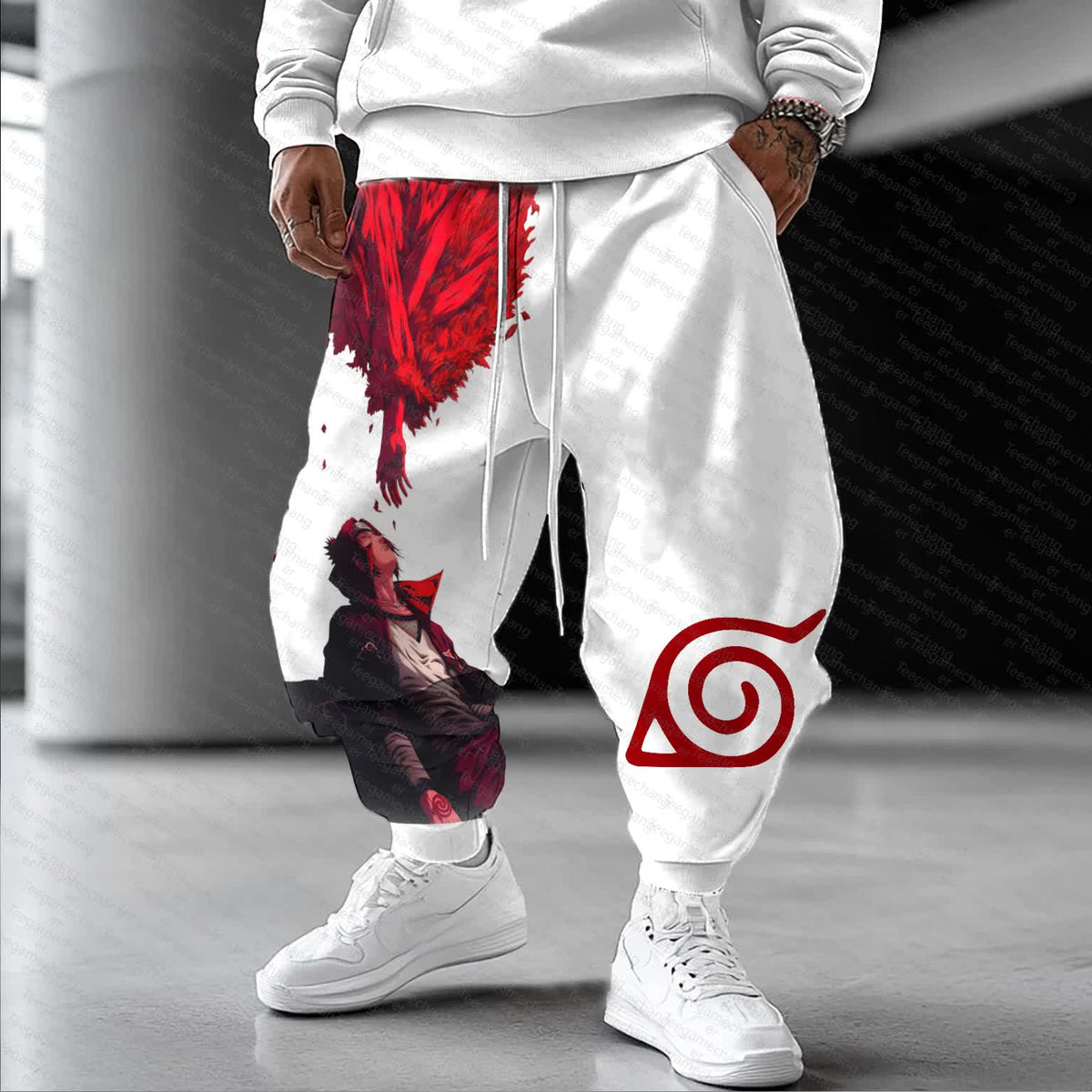 Unisex Naruto Anime Graphic Streetwear Pants