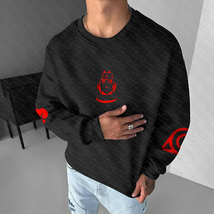 Unisex Naruto Anime Graphic Streetwear Sweatshirt