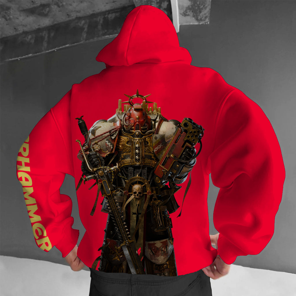Templar Art Streetwear Vintage Hoodie丨WH40K