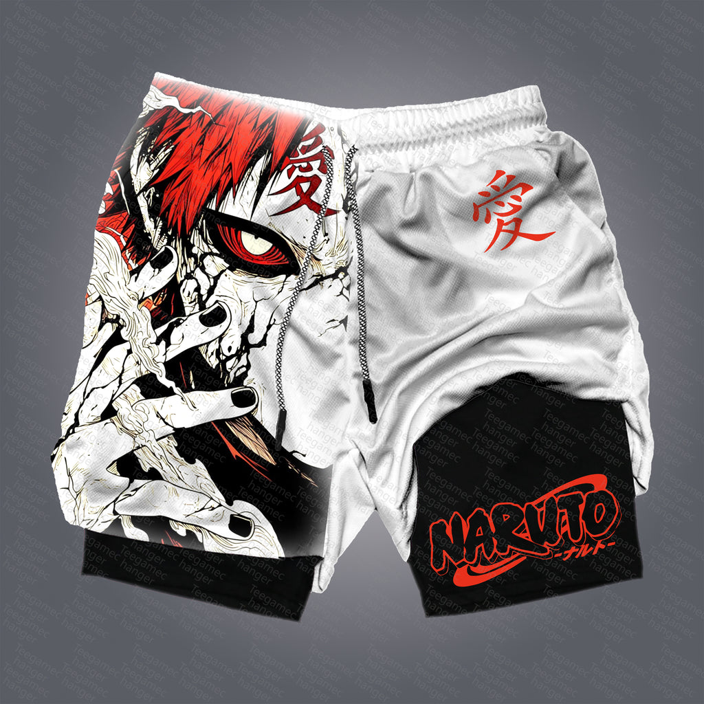 Unisex Naruto Anime Graphic Streetwear Shorts