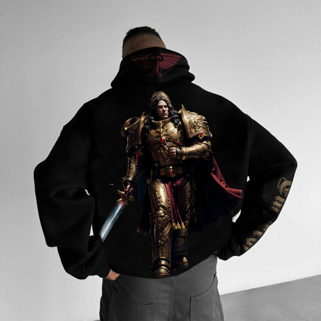 Emperor Of Mankind of WH40K Art Streetwear Vintage Hoodie