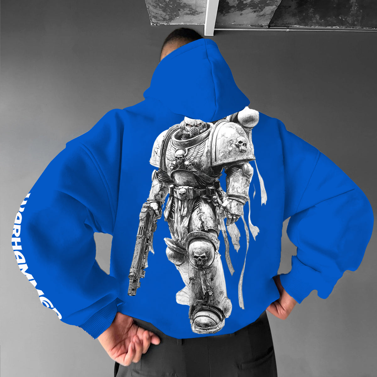 Space Marine of WH40K Art Streetwear Vintage Hoodie