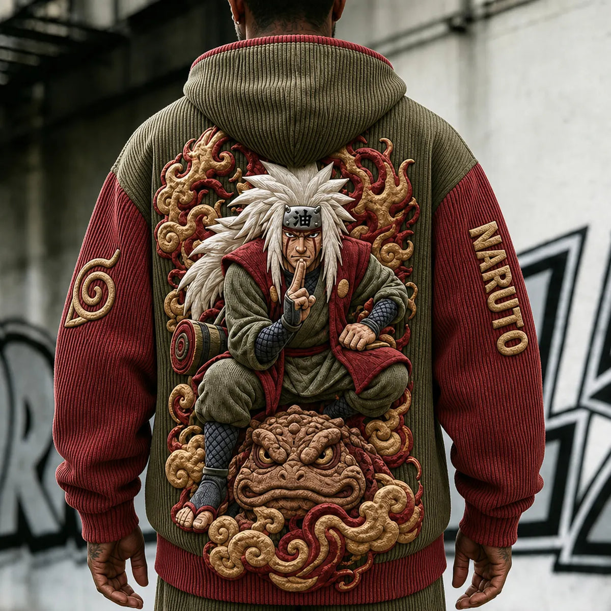 Unisex Anime-print Hoodie